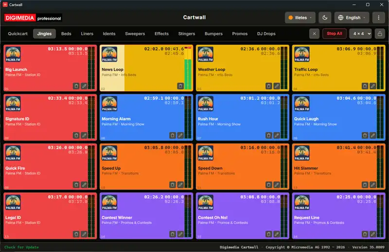 Digimedia Cartwall