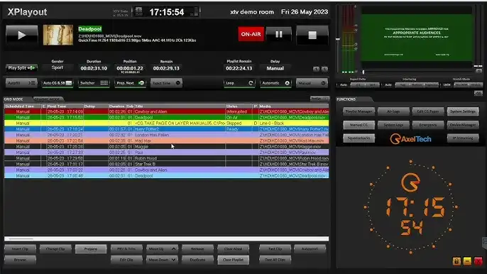 AxelTech XTV Suite Playout v16.1.1 TV Automation
